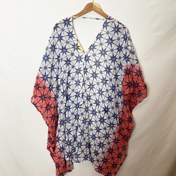 Roberta Roller Rabbit Ltd Edition Beach Shrug Swim Cover Up One Size - Picture 10 of 11